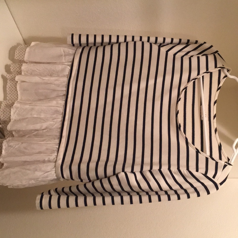 Cute striped long sleeve shirt